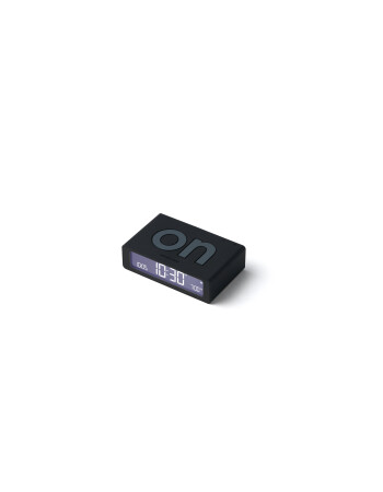 Lexon Flip Mini Şarj Edilebilir Alarm Saat // Siyah