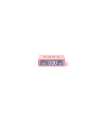 Lexon Flip Mini Şarj Edilebilir Alarm Saat // Pembe