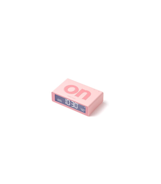 Lexon Flip Mini Şarj Edilebilir Alarm Saat // Pembe