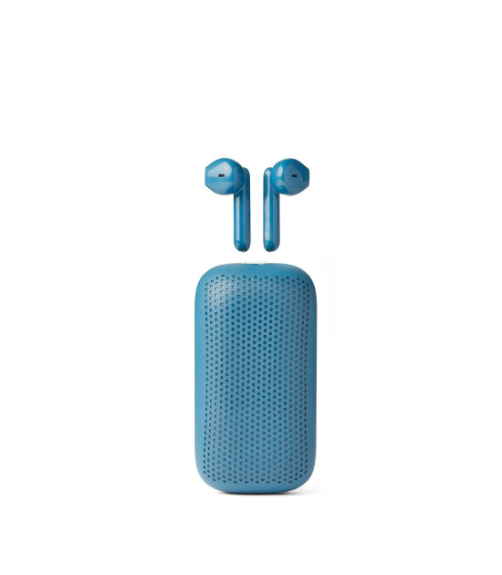 Lexon Speakerbuds Bluetooth Kulaklık & Bluetooth Hoparlör // Mavi