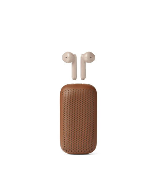 Lexon Speakerbuds Bluetooth Kulaklık & Bluetooth Hoparlör // Kahverengi