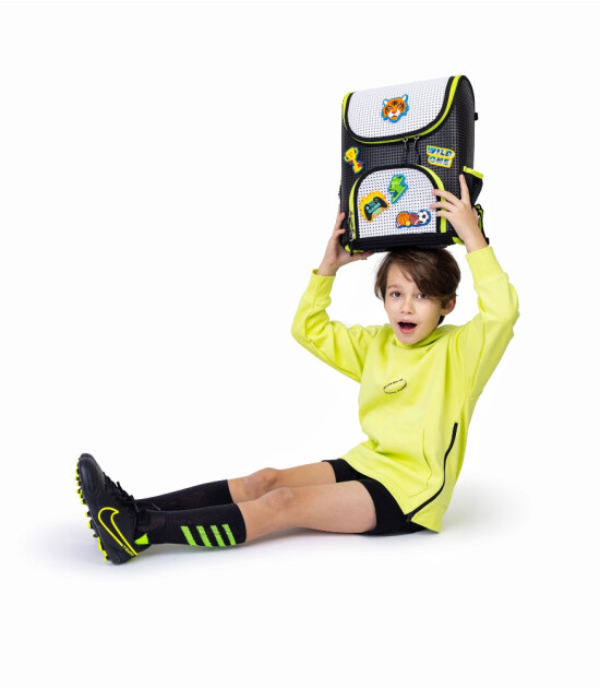 Light Plus Nine Student Çocuk Sırt Çantası // Multi Green