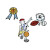 Light Plus Nine Nimix Pin Rozet Set // Pop Star