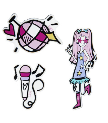 Light Plus Nine Nimix Pin Rozet Set // Pop Star