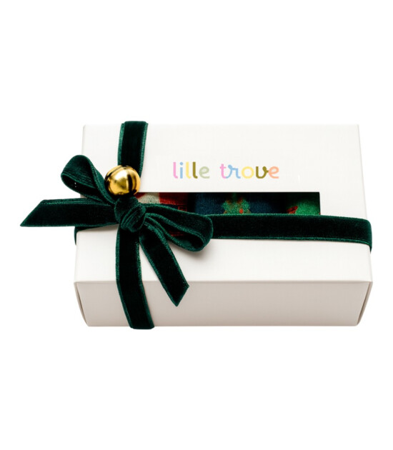 Lille Trove Christmas &Ccedil;orap Seti // Green Santa