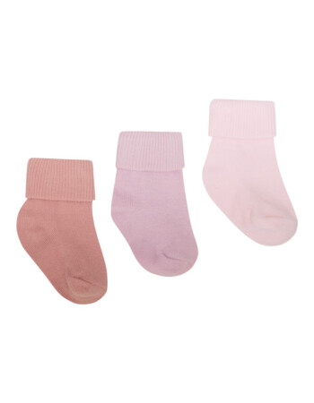 Lille Trove Yenidoğan &Ccedil;orap Seti // Pembe