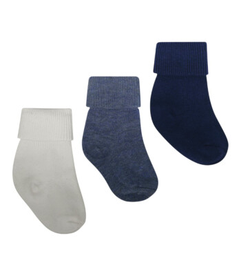 Lille Trove Yenidoğan Çorap Seti // Lacivert