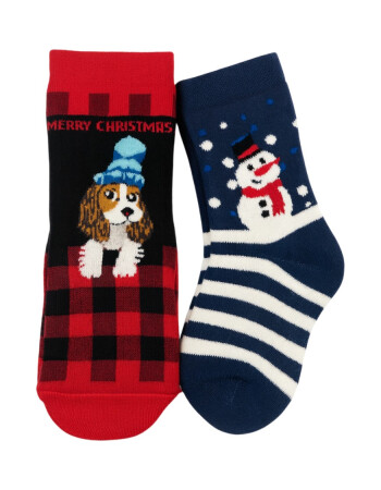 Lille Trove Christmas Çorap Seti // Snow Dog