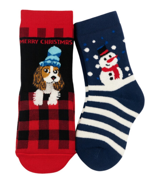 Lille Trove Christmas &Ccedil;orap Seti // Snow Dog