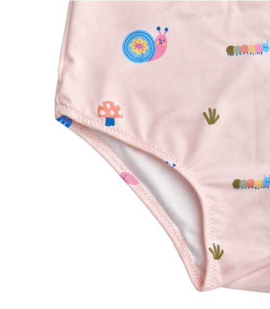 Lille Trove UV Korumalı &Ccedil;ocuk Mayo // Snail Garden