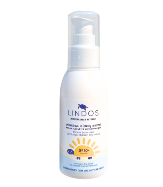 Lindos %100 Doğal Mineral Güneş Kremi (50 SPF)