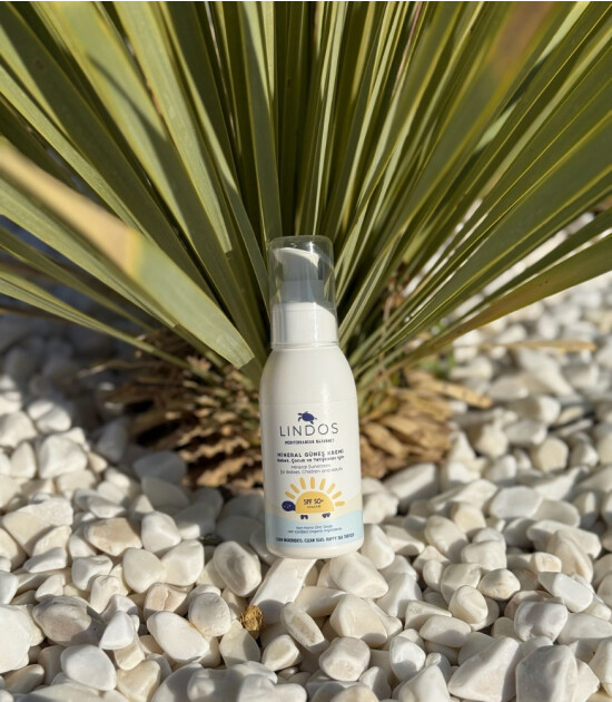 Lindos %100 Doğal Mineral Güneş Kremi (50 SPF)