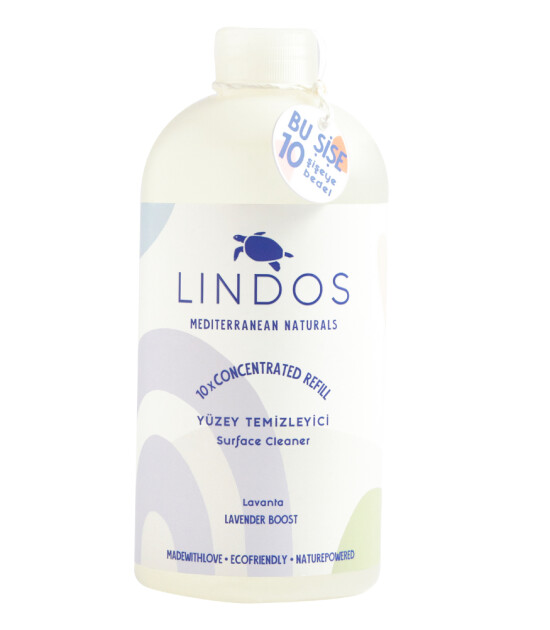 Lindos Konsantre Yüzey Temizleyici Sıvı (600 ml) // Lavanta
