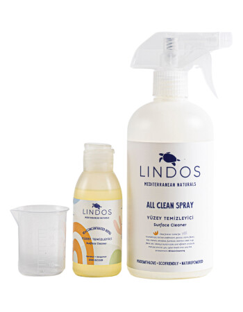 Lindos Konsantre Y&uuml;zey Temizleyici Set (100 ml) // Portakal & Bergamot