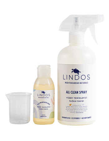 Lindos Konsantre Y&uuml;zey Temizleyici Set (100 ml) // Lavanta