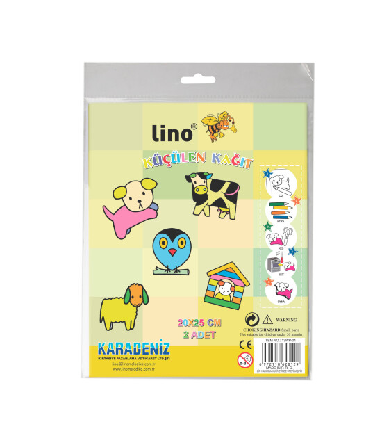 Li̇no LİNO KÜÇÜLEN KAĞIT 2Lİ (20X25 cm.)