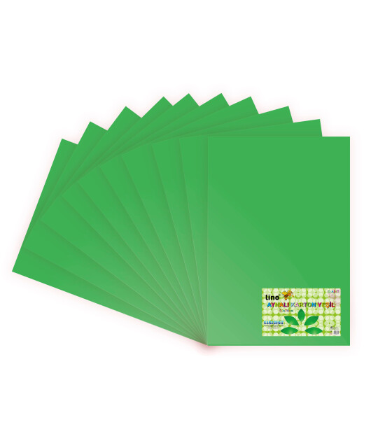 Li̇no LİNO AYNALI (METALİK) KARTON YEŞİL 10LU (50x70 cm.)