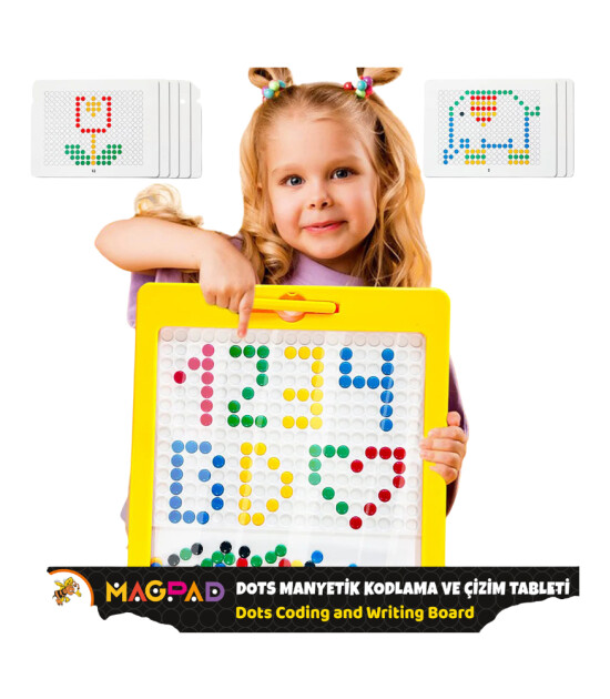 Lino Magpad Manyetik Dots Tablet