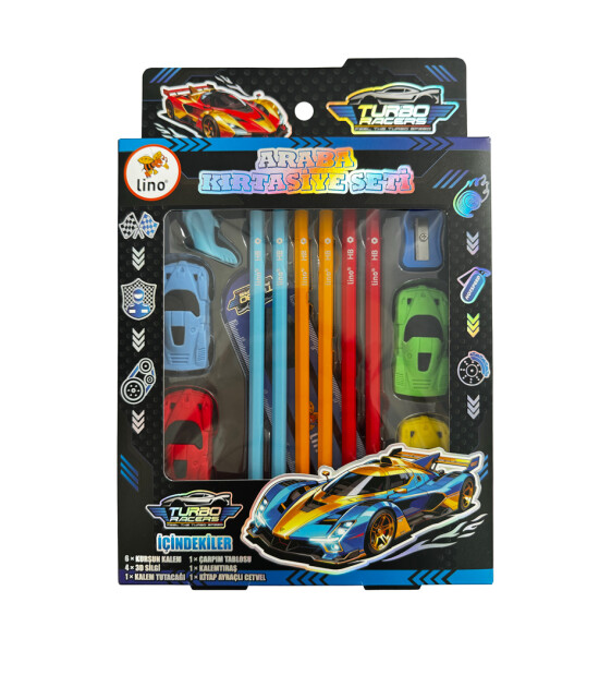 Li̇no ARABA KIRTASİYE SETİ