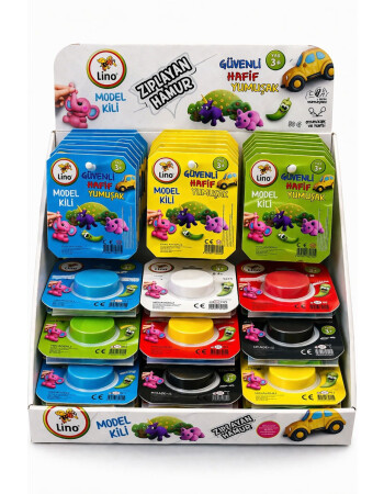 Li̇no MODEL KİLİ OYUN HAMURU 30 GR 30 LU STAND