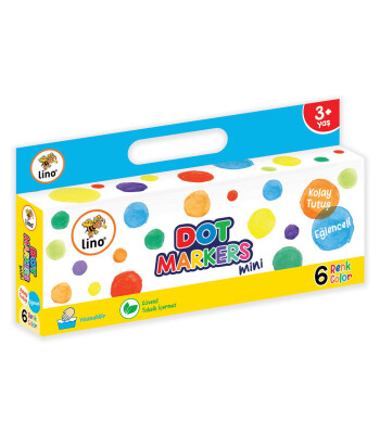 Lino Dot Markers Mini (6 Adet)