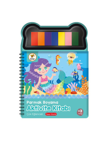 Li̇no PARMAK BOYAMA AKTİİTE KİTABI MERMAID