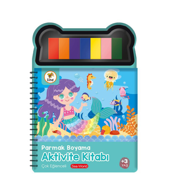 Li̇no PARMAK BOYAMA AKTİİTE KİTABI MERMAID