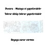 Lino Yapışkanlı Boyama Rulosu (860x20cm) // Farm