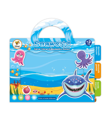 Lino Reusable Tak &Ccedil;ıkar Sticker Kitabı // Seaworld