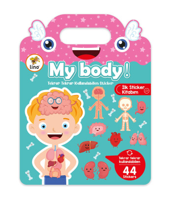 Lino Reusable Tak &Ccedil;ıkar Sticker Kitabı // My Body