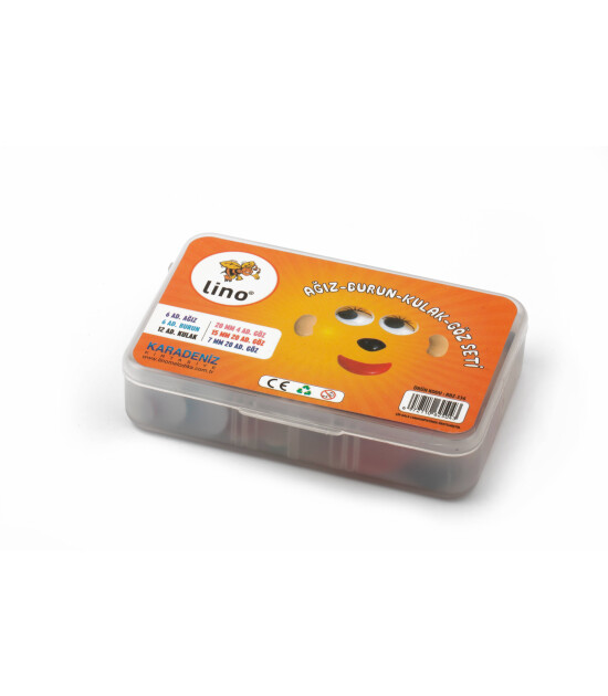 Li̇no LİNO G&Ouml;Z KULAK BURUN AĞIZ SETİ 64 PAR&Ccedil;A