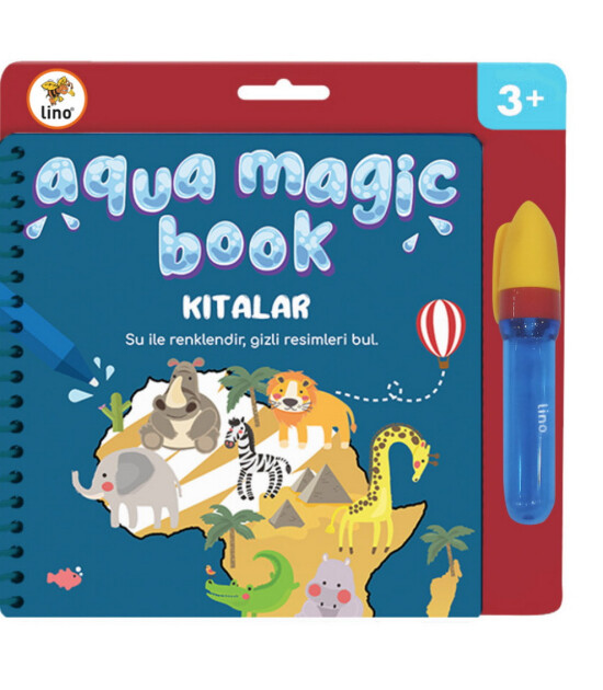 Li̇no LİNO AQUA MAGİC BOOK KITALAR (SİHİRLİ BOYAMA KİTABI)