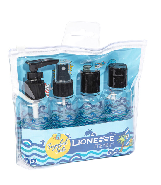 Lionesse Seyahat Kozmetik Mini Set - Mavi