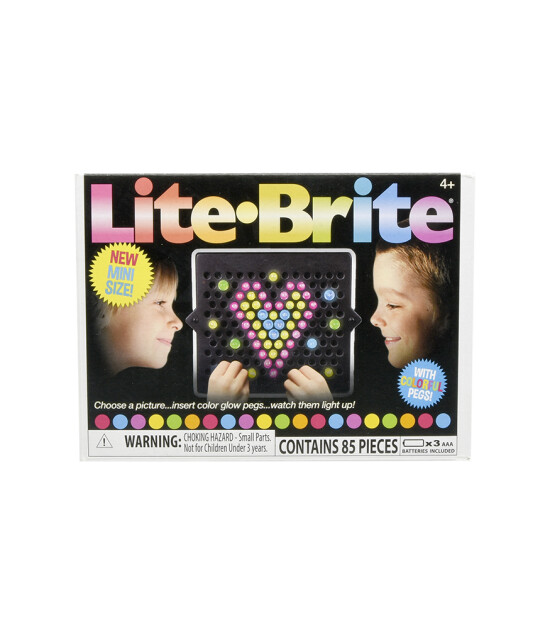 Lite-Brite Mini Seyahat Tipi Işıklı Retro Oyuncak