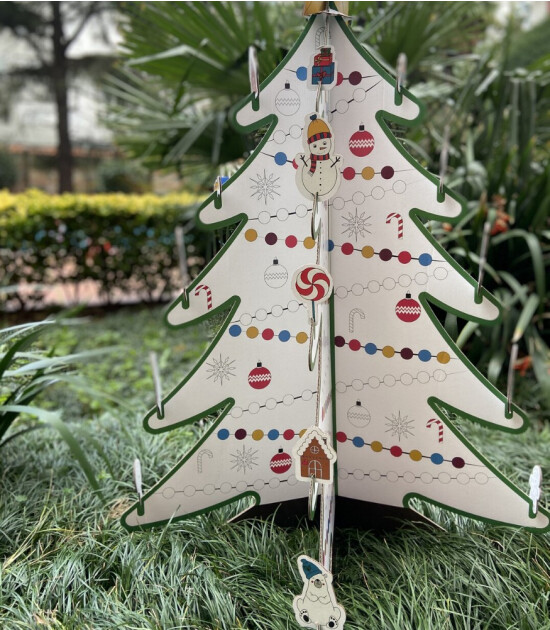 Little Maker Boyanabilir Oyun Maketi // Little New Year Tree