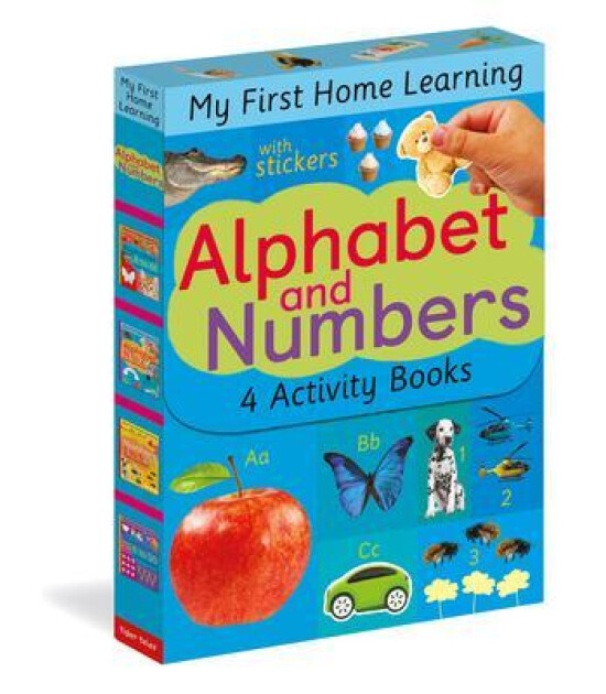 Little Tiger Press Alphabet and Numbers : Alphabet A to M; Alphabet N to Z; Numbers 1 to 5; Numbers 6 to 10