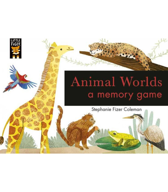 Little Tiger Press Animal Worlds: A Memory Game