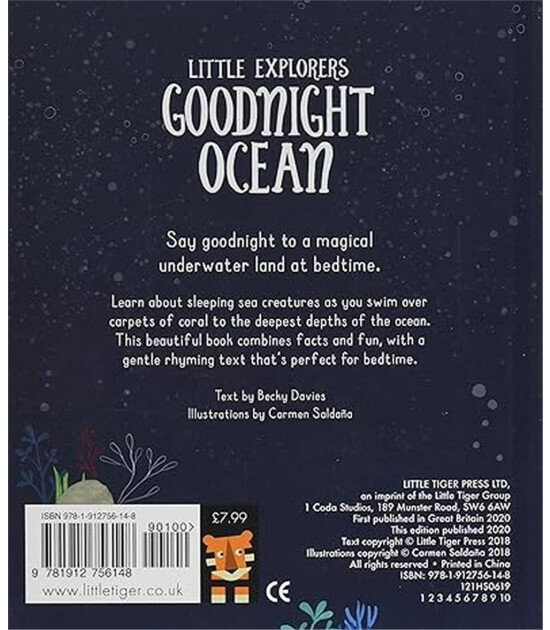 Little Tiger Press Little Explorers: Goodnight Ocean