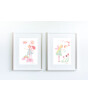 Little Forest Animals Rainbow Fairy (Beyaz Çerçeve)