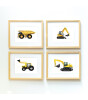 Little Forest Animals Mini Excavator (Natural Çerçeve)