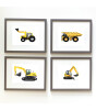 Little Forest Animals Mini Excavator (Gri Çerçeve)