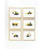 Little Forest Animals Mini Excavator (Natural Çerçeve)