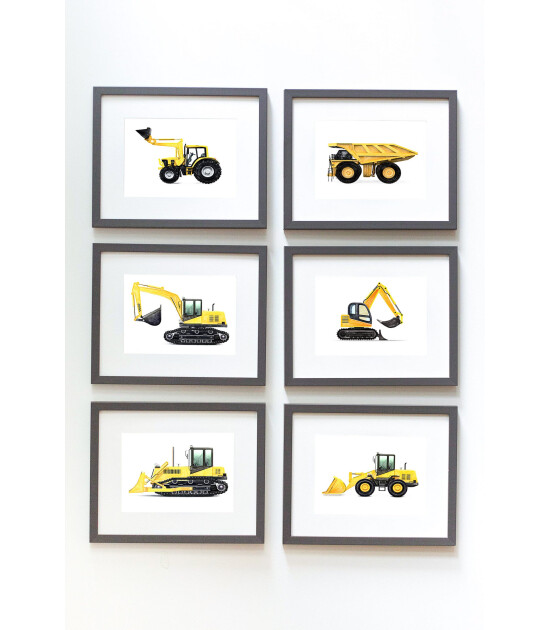 Little Forest Animals Mini Excavator (Gri Çerçeve)