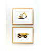 Little Forest Animals Mini Excavator (Natural Çerçeve)