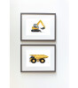 Little Forest Animals Mini Excavator (Gri Çerçeve)