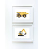 Little Forest Animals Huge Truck (Beyaz Çerçeve)