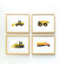 Little Forest Animals Huge Truck (Natural Çerçeve)
