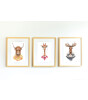 Little Forest Animals Caribou with Sweater (Natural Çerçeve)