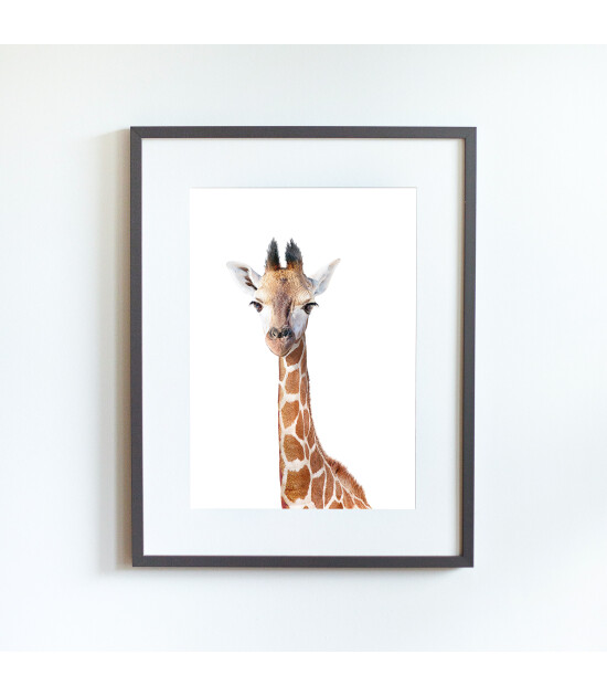 Little Forest Animals Gloria the Giraffe (Gri Çerçeve)