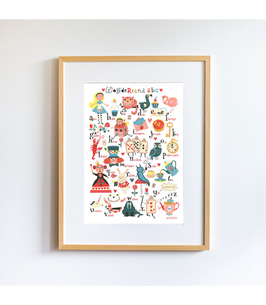 Little Forest Animals Wonderland (Natural Çerçeve)